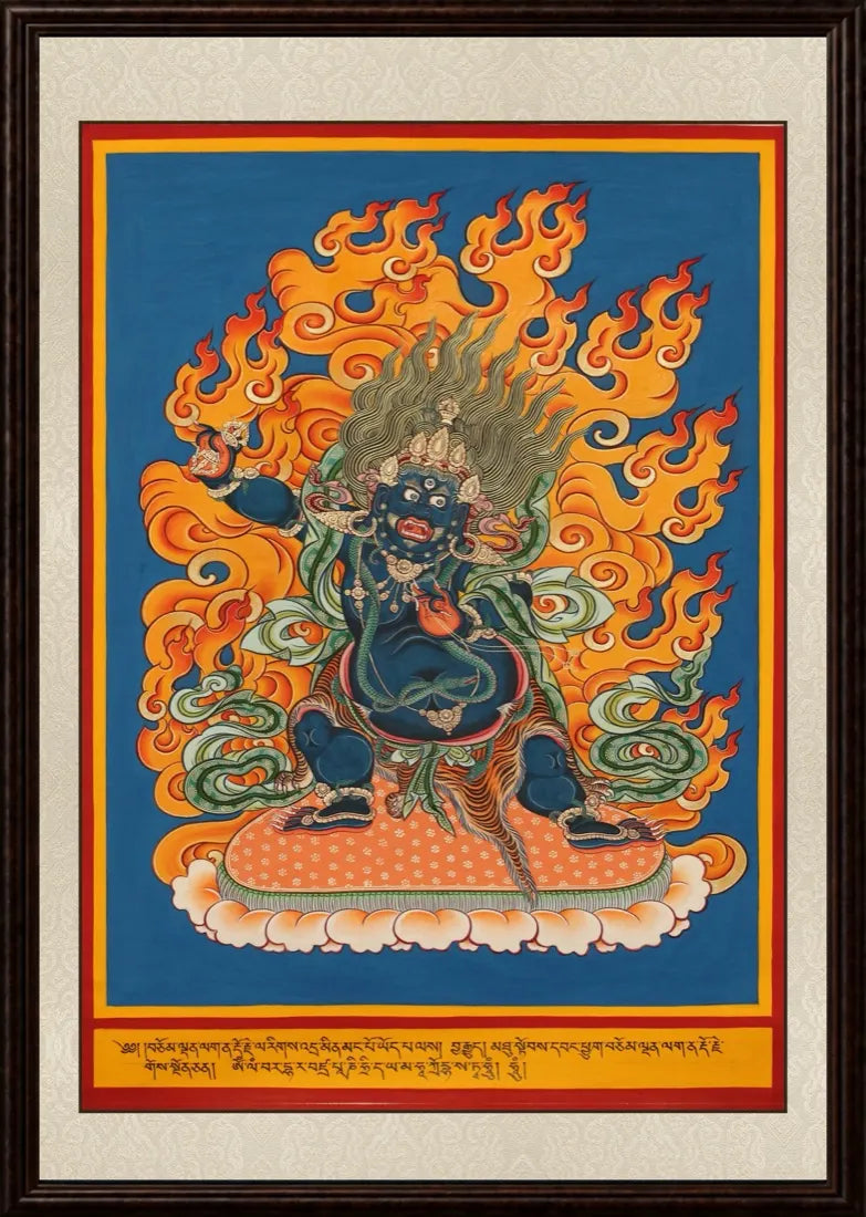 Rolled thangka